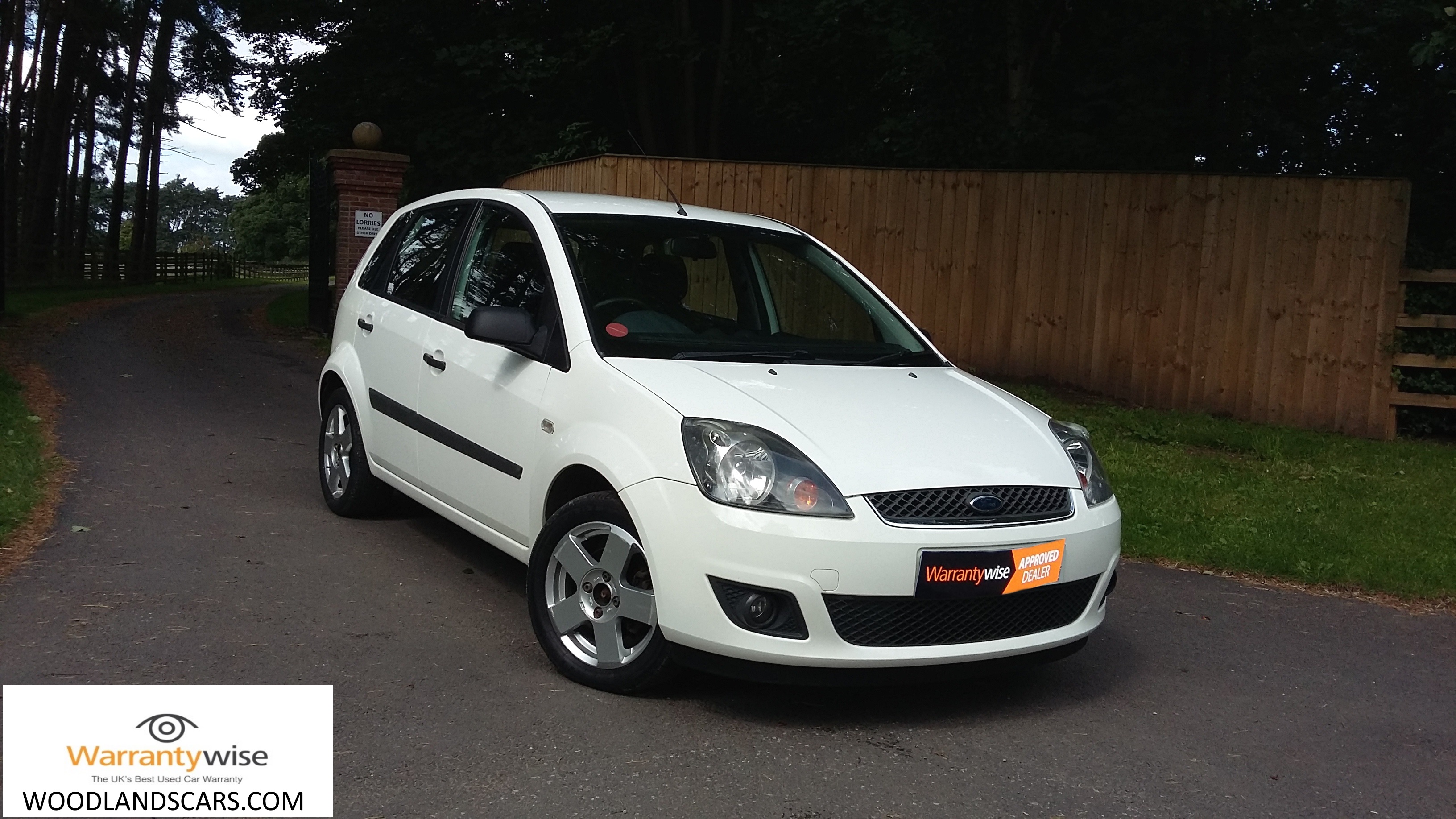 White Ford Fiesta for sale by Woodlands Cars Malton North Yorkshire